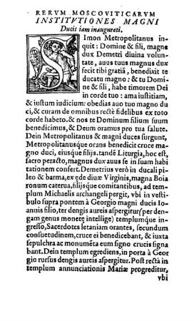 Institutiones Magni ducis iam inaugurati