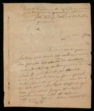 Brief von Johann Dolaeus an Unbekannt
