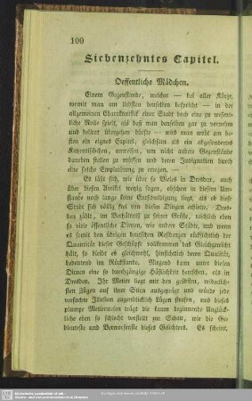 Siebenzehntes Capitel. Oeffentliche Mädchen