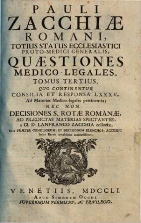 Quaestiones medico-legales : Accedunt interpolationes, 3