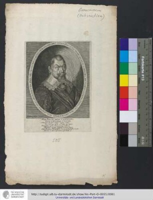 Generosissimvs Et Illvstrissimvs Dn. D. Axelivs Ochsenstirn, L. Baro In Kymitho, D. In Fiholm et Tydöen, etc Eqves, S.æ Regiæ Maiest. Regnorvmqve Sveciæ etc Senator, Ac Cancellarivs, Ad Exercit, Per German, Svm[m]a Cvm Potestate Legatvs, Et Foederator. Evang. Direct. / Wolfgang Kilian excudit
