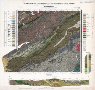 4228 Riefensbeek, Geologische Karte von Preußen und benachbarten deutschen Ländern