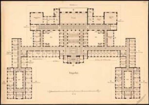 Rathaus, Hannover: Grundriss EG, 1:200