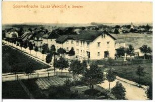 Weixdorf. Blick auf Weixdorf-Lausa