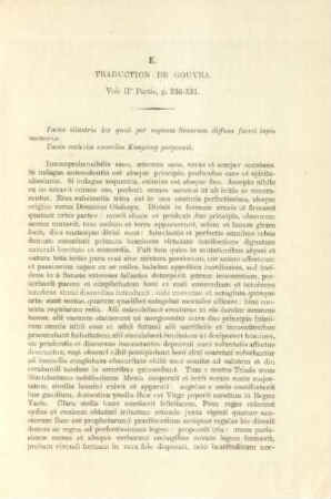 E. Traduction de Gouvea