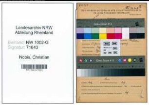Entnazifizierung Christian Nobis, geb. 27.01.1889 (Dachdecker)