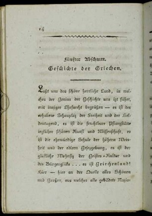 Fünfter Abschnitt. Geschichte der Griechen.