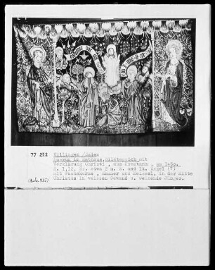 Bildteppich mit Verklärung Christi