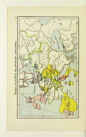 Europa um die Mitte des sechzehnten Jahrhunderts