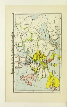 Europa um die Mitte des sechzehnten Jahrhunderts