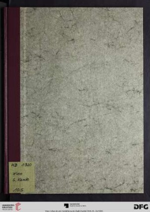 Gemälde alter Meister, Gemälde moderner Meister, Aquarelle, Zeichnungen, Miniaturen, Graphik : Silber, Porzellan, Bronzen, Uhren, Schmuck, Teppiche ... ; Versteigerung: 10. Mai 1920 und die darauffolgenden Tage