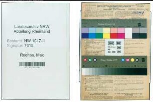 Entnazifizierung Max Roehse , geb. 07.04.1900 (Dreher)