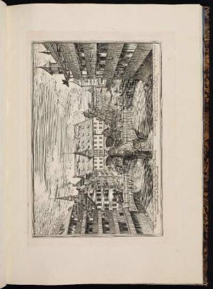 Die Anno 1700, neu erbaute Brücken über dem Pegniz Fluß zu Nürnberg, insgemein die Königs= oder ParfüßerBrücken genan[n]t. - Museumsbrücke, Nürnberg