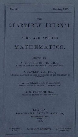 No. 82. October, 1885.