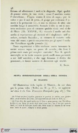 5: Nuova interpretazione della stela fenicia di Tharros