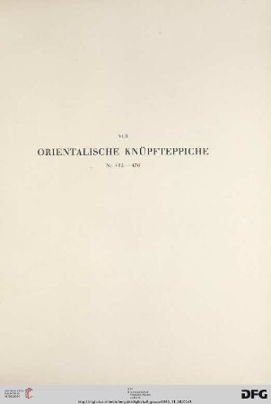 Orientalische Knüpfteppiche (Nr. 462-476)
