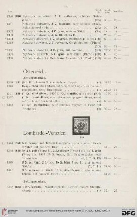 Lombardei-Venetien (Nr. 1344-1348)