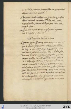 [fol. 15] De publica docendi ratione