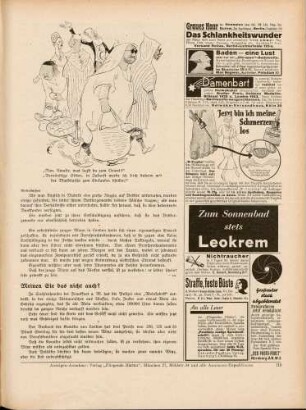 "Nun, Amalie, was sagst du zum Orient?"