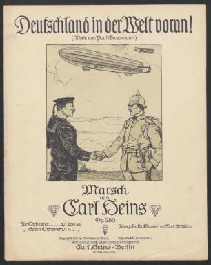 Deutschland in der Welt voran! : Marsch Op. 286