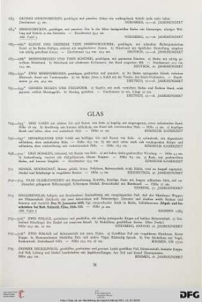 Glas (Nr. 693-722)