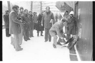 Kleinbildnegativ: Protest, Türkisches Gerneralkonsulat, 1978