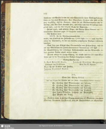 [Sitzungen 211-215]