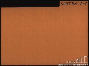 WEIN: Sorten A-F