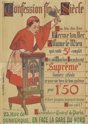 Confession Fin de Siècle. Suprême lumière céleste