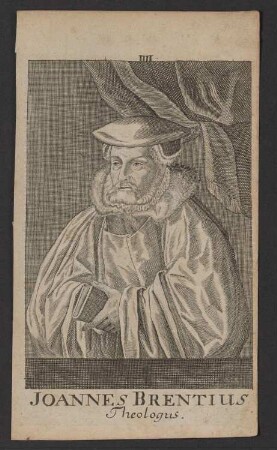 Porträt Johannes Brenz (1499-1570)