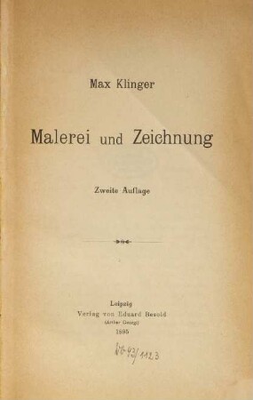 Malerei und Zeichnung