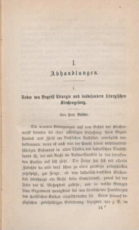 347-372 Ueber den Begriff Liturgie und insbesondere liturgischen Kirchengesang