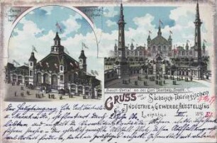 Gruss von der Sächsisch-Thüringischen Industrie & Gewerbe Ausstellung