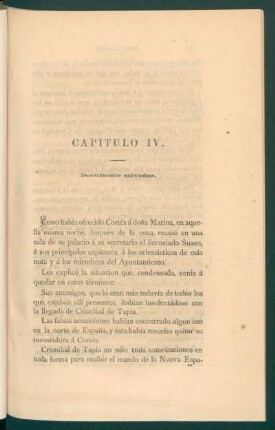 Capítulo IV. - Documento salvador.