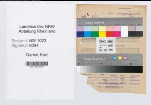 Entnazifizierung Kurt Daniel , geb. 26.08.1899 (Jur.Hilfskraft)