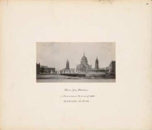 Berliner Dom: Perspektivische Ansicht in Umgebung