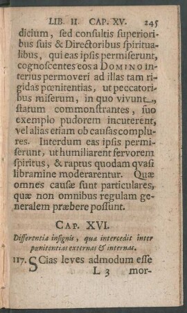 Cap. XVI. Differentia insignis, quae interdecit inter ...