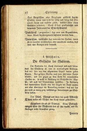 Die Geschichte der Mahlerey.
