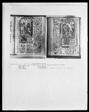 Gebetbuch für Herzog Philipp den Guten von Burgund — Kreuzabnahme, Folio 100verso