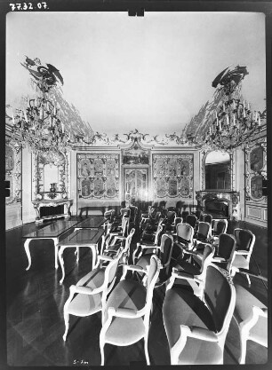 Lichtenwalde (Niederwiesa-Lichtenwalde). Schloß (1722-1726). Chinesisches Zimmer