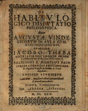 De habitu logico disputatio philosophica