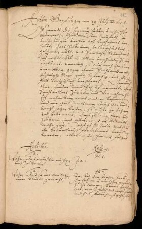 Actum Gerstungen am 29t. Julij anno 1658.