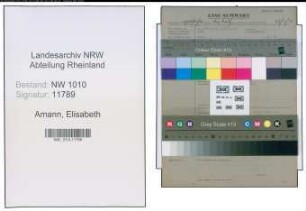 Entnazifizierung Elisabeth Amann , geb. 08.04.1906 ()