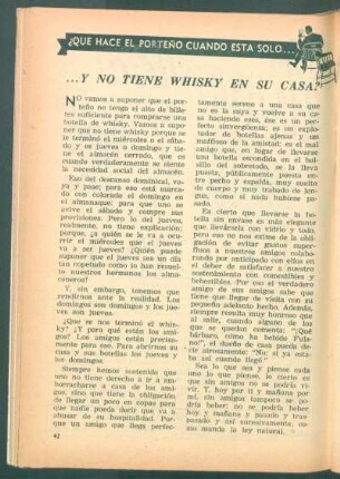 ¿Que hace el porteño cuando esta solo ... y no tiene whisky en su casa?