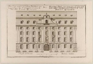 Vordere Fassade eines Gasthofes