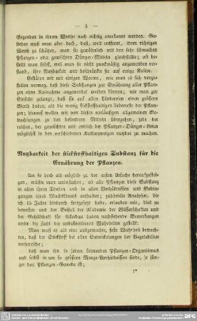 Nutzbarkeit der stickstoffhaltigen Substanzen für die Ernährung der Pflanzen
