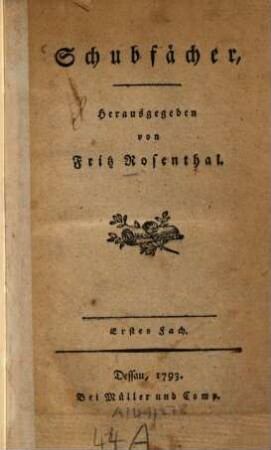 Schubfächer