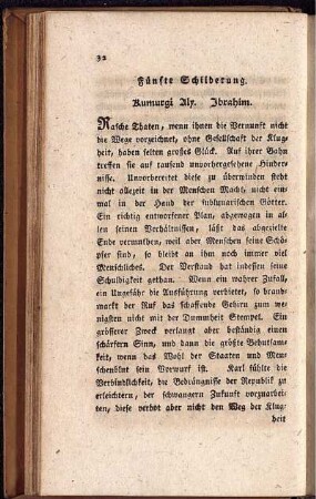 Fünfte Schilderung.