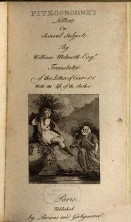 Fitzosborne's Letters On Several Subjects