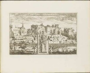 Kupferstich: Rudera Monastery Gudhemensis, prout nostro tempore visuntur